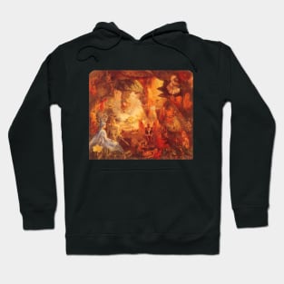Vintage Fairy Tales, The Captive Robin by John Anster Fitzgerald Hoodie